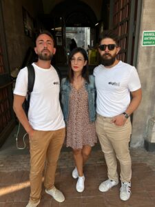 Marco Reitano, Sara Parisi e Simone dei Pieri