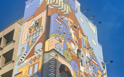 Una passeggiata a San Berillo per scoprire il nuovo murale “Banco di vita”