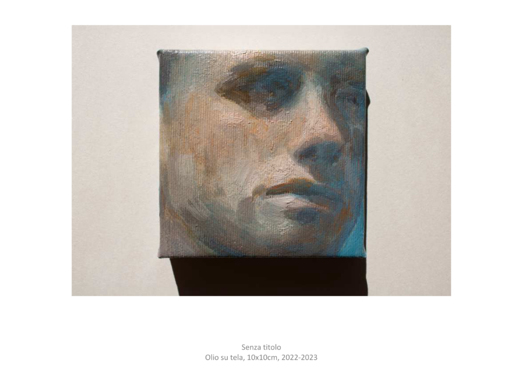 Fondazione Brodbeck | Maurizio Pometti; Senza titolo; Olio su tela; 10x10 cm; 2022-2023