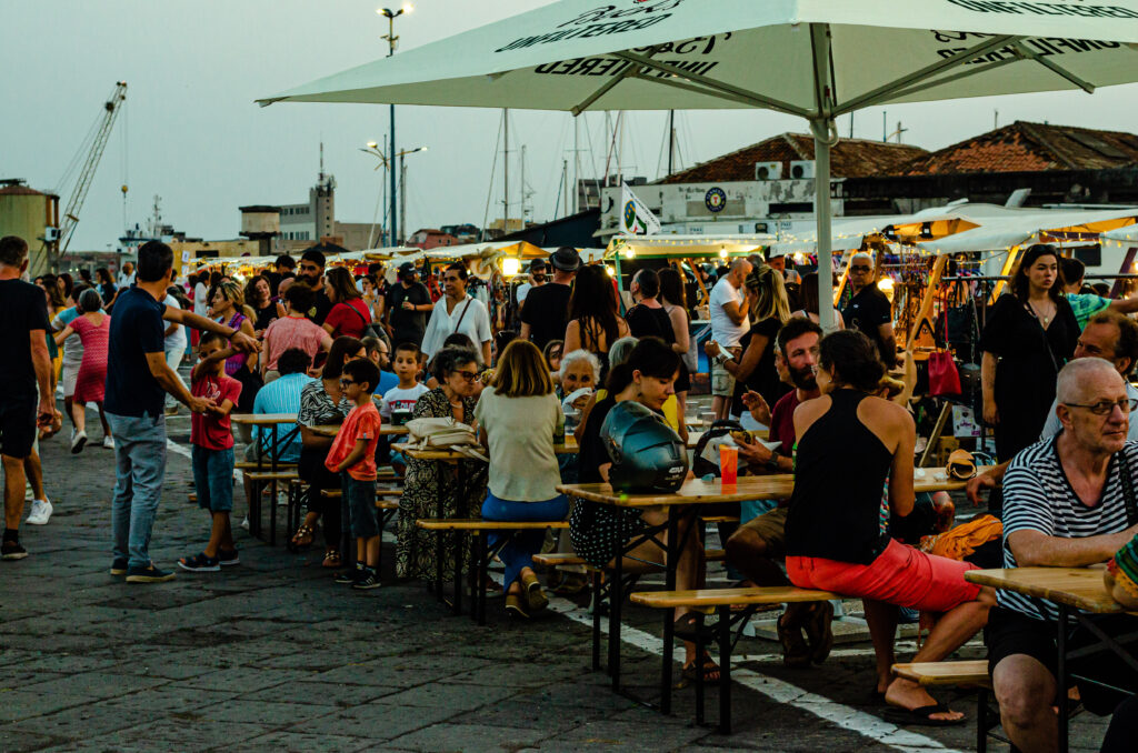 Pop up market Sicily