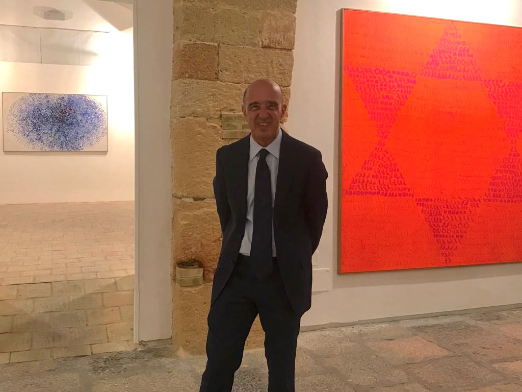 Lo storico dell'arte Sergio Troisi (Marsala, mostra Accardi-Sanfilippo, anno 2020)