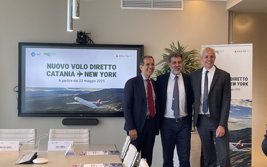 Catania–New York: un nuovo collegamento diretto che segna un punto di svolta per la Sicilia