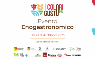 “I COLORI DEL GUSTO”: L’EVENTO ENOGASTRONOMICO CAMBIA DATE. DAL 23 AL 26 OTTOBRE IN PIAZZA DUOMO ACIREALE