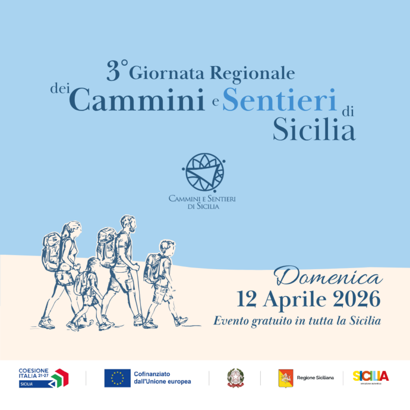 Locandina-giornata-cammini-sicilia-2026-sentiero-panoramico.jpg Locandina sentiero panoramico in Sicilia per la Giornata regionale dei Cammini 2026, Camìna e Talìa