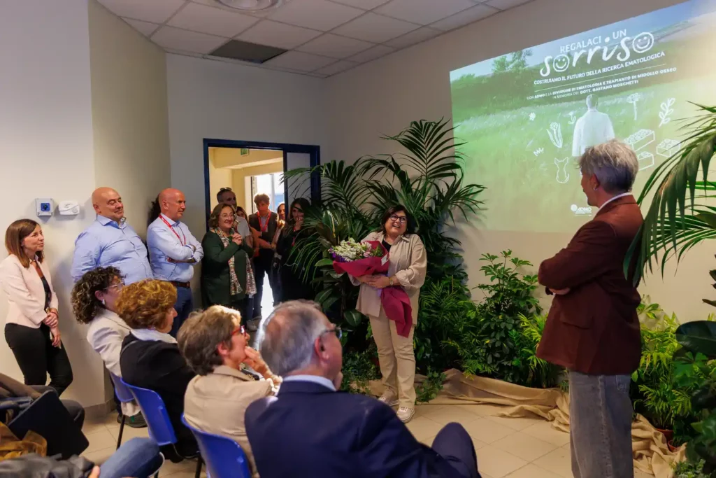 Melissa Licciardo paziente del dottor Gaetano Moschetti alla presentazione di Regalaci un Sorriso Catania