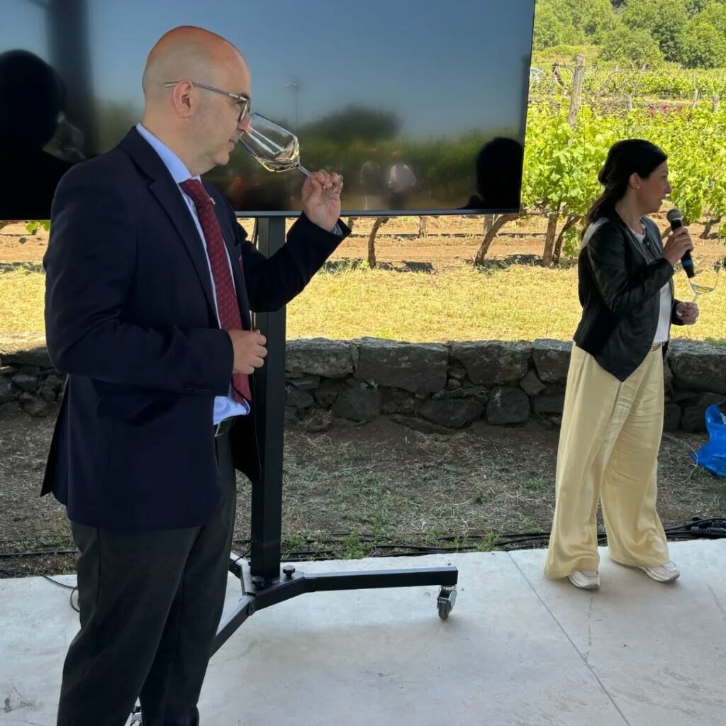 Assaggi curati da ONAV Catania a Cantine Aperte 2026, Tenute Nicosia Etna