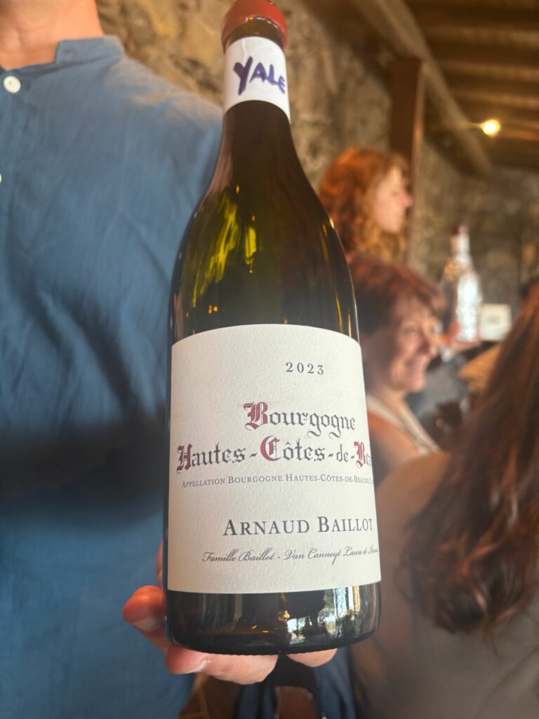 Vino Arnaud Baillot di Borgogna degustato nell'abbinamento Manhattan di Woody Allen