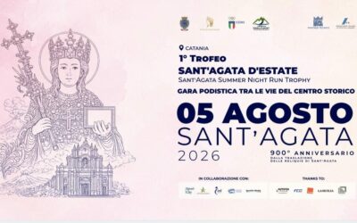 Trofeo Sant’Agata d’Estate 2026: il 5 agosto la prima corsa podistica notturna nel cuore di Catania