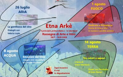 Etna Arkè 2026: arte, vino e i quattro elementi protagonisti a Primaterra sul versante nord dell’Etna