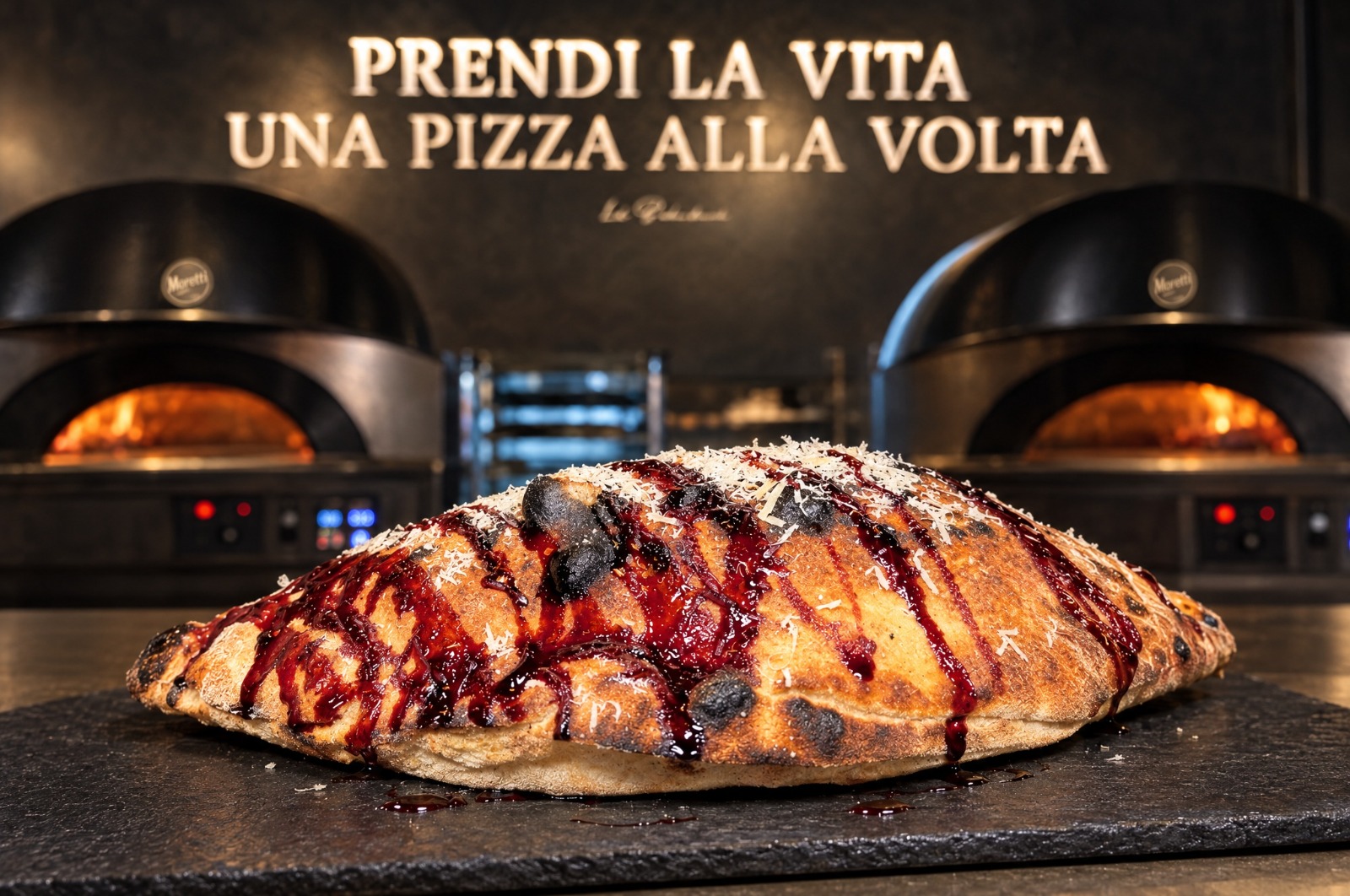 Lele Scandurra e Giuseppe Bellia alla pizzeria L’Evoluzione di Catania Lele Scandurra e Giuseppe Bellia alla pizzeria L’Evoluzione di Catania