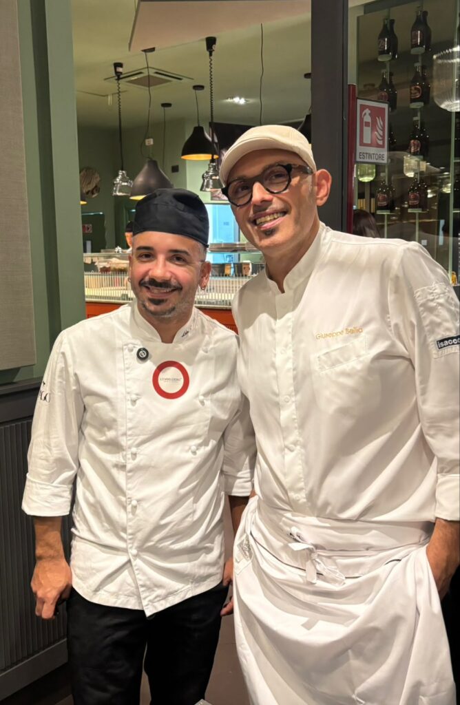 Lele Scandurra e Giuseppe Bellia alla pizzeria L’Evoluzione di Catania
